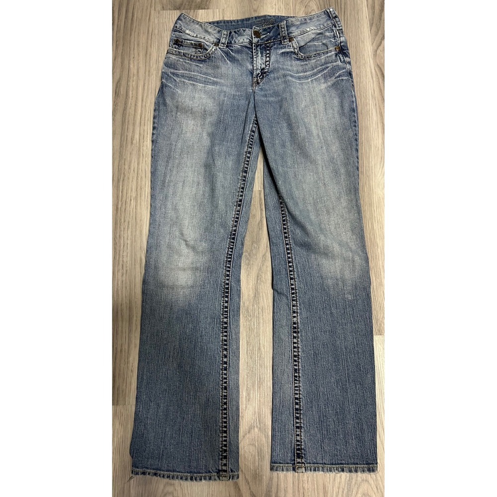 Silver Jeans Suki Mid Rise Bootcut Medium Wash Denim Jeans Womens 29/32‎ flare